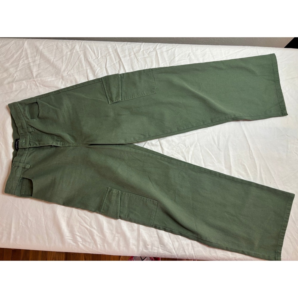 Originality Cargo Pants Girls Olive Green Utility Pockets Size 14